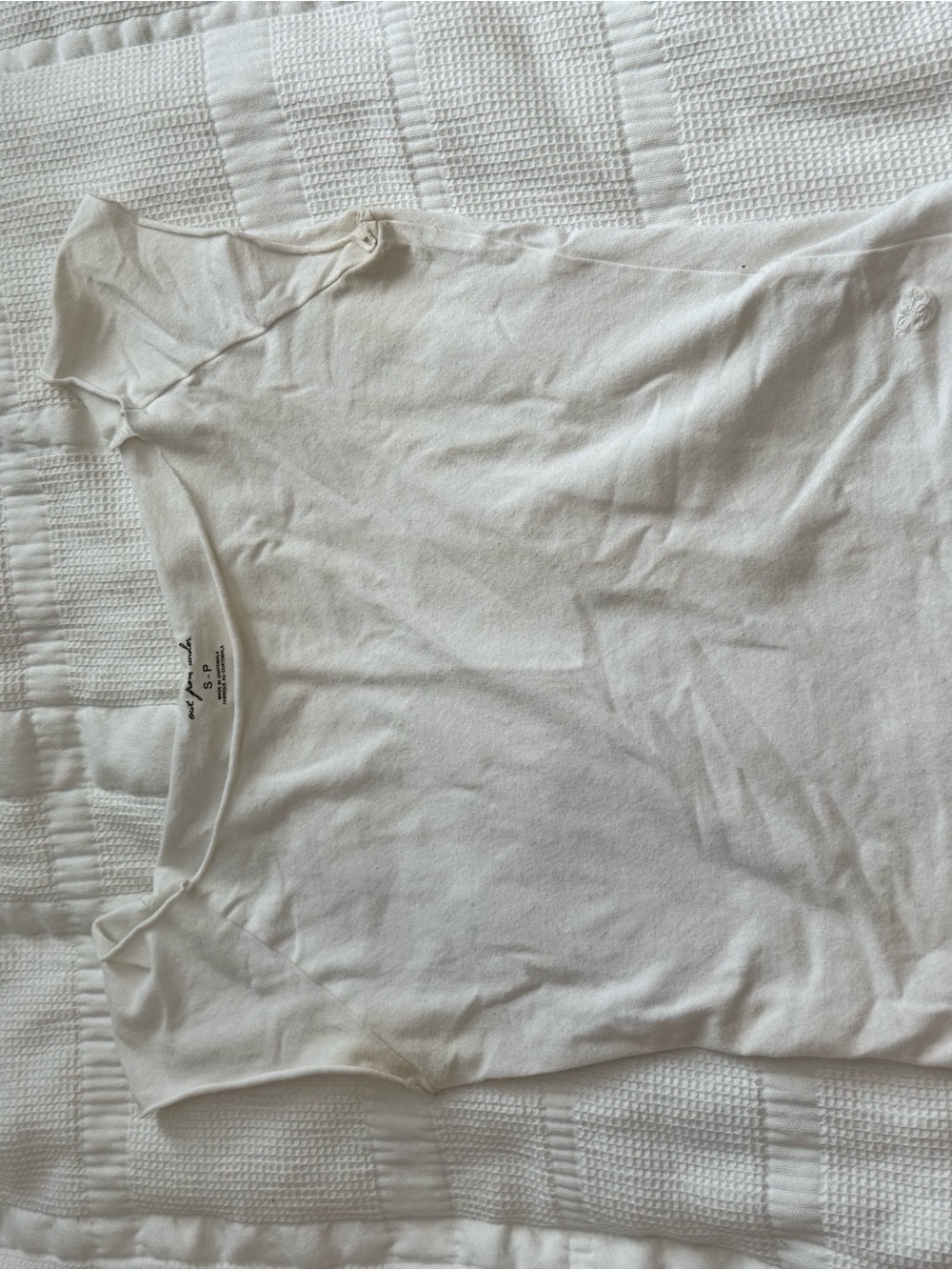 Urban Outfitters White Scoop Neck Tank Top